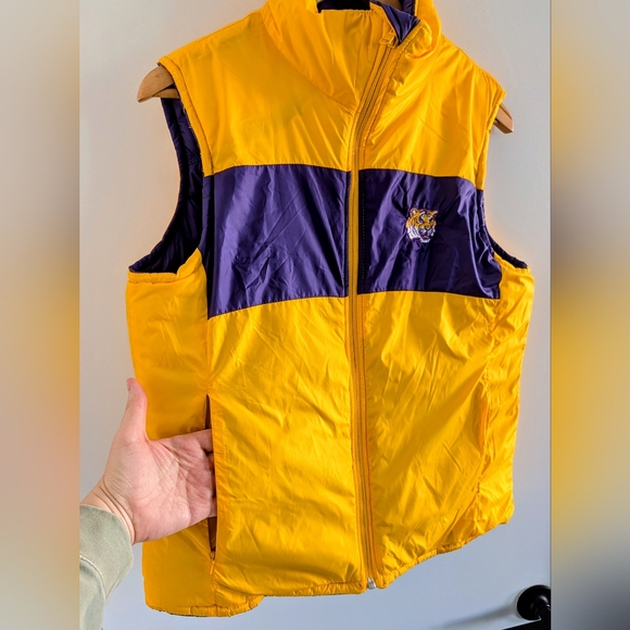 Columbia LSU Tigers Reversible Puffer Vest | Size Large - Picture 8 of 13